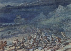 De Altaarbeker in Aagerup door Richard Doyle